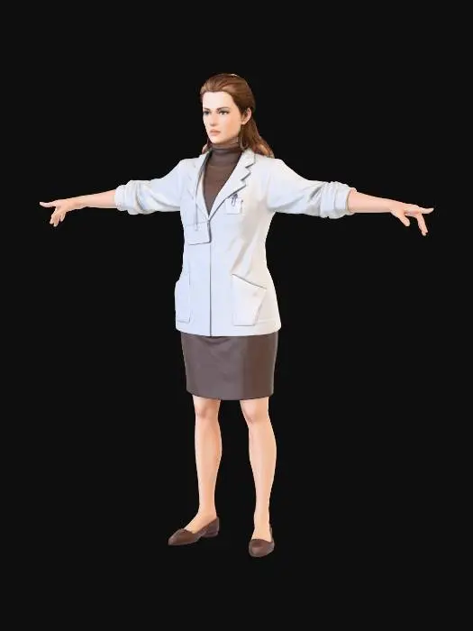 3D model for Medical Professional Portrait