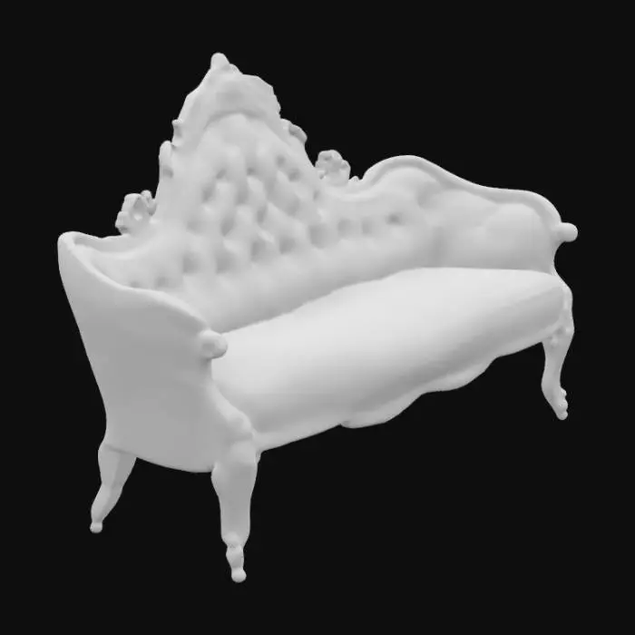 3D model for Victorian Elegance Sofa
