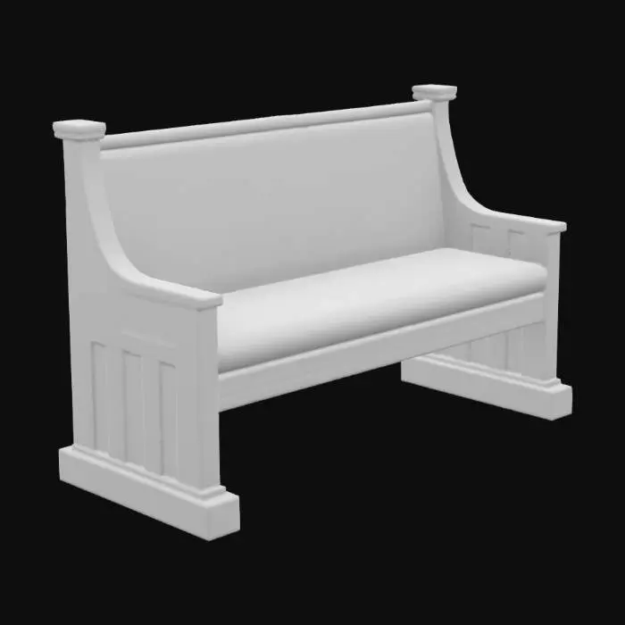 3D model for Church Pew