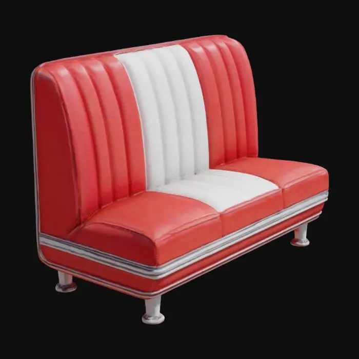 3D model for Retro Diner Seat