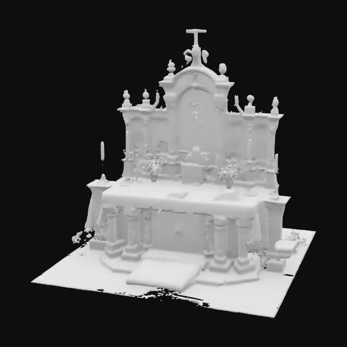 3D model for a catholic church altar