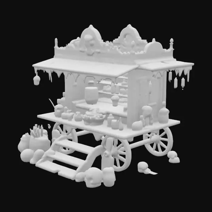 3D model for Desert Market of Spirits