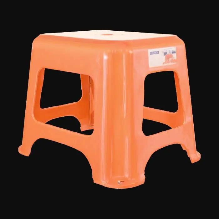 3D model for Orange Plastic Stool