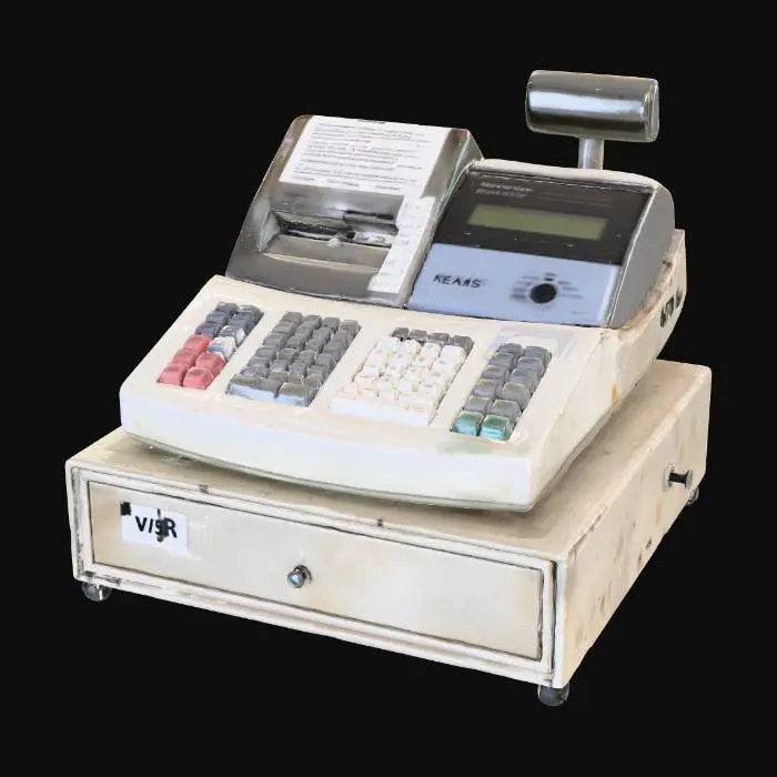 3D model for Vintage Cash Register