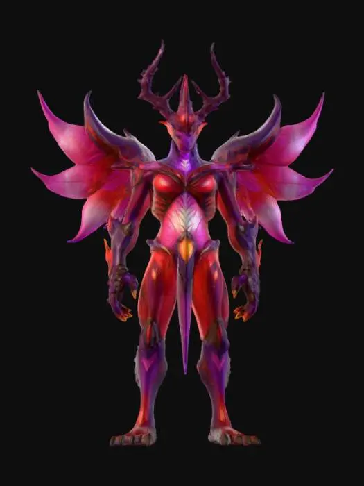 3D model for Infernal Guardian Pyro Flora
