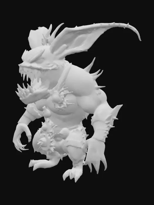 3D model for Voracious Warden