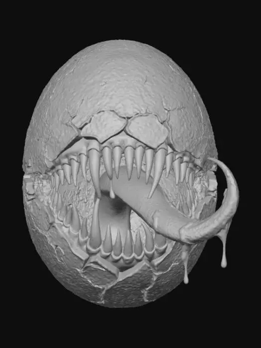 3D model for Monstrous Emergence, #Halloween2025#