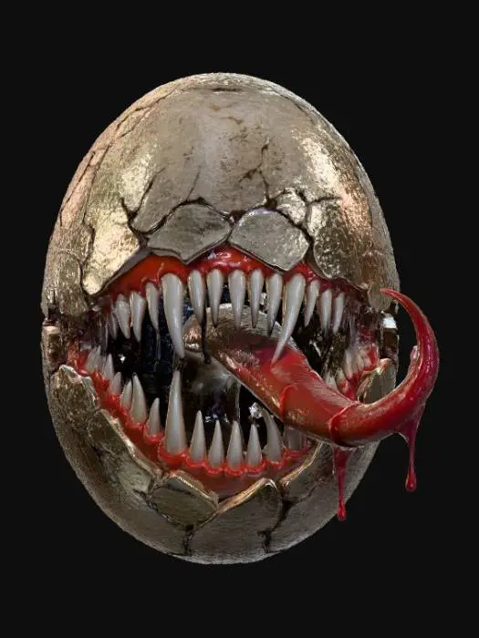 3D model for Monstrous Emergence, #Halloween2025#