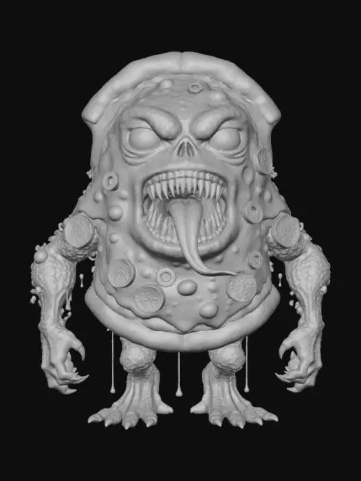3D model for Pizza Fiend, #Halloween2025#