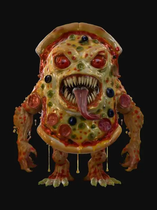 3D model for Pizza Fiend, #Halloween2025#