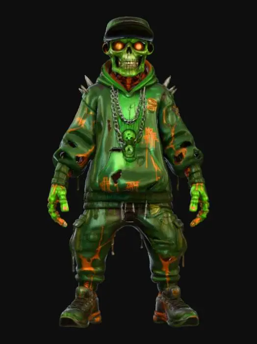 3D model for Undead Urban Raider, #Halloween2025#