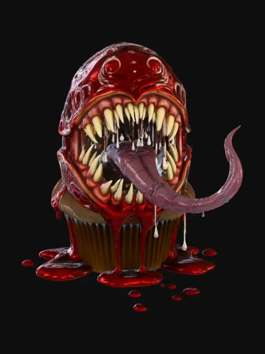 3D model for Cupcake Nightmare, #Halloween2025#