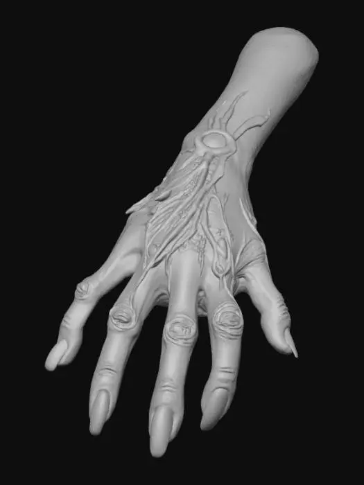 3D model for #Halloween2025#, Metamorphosis Hand