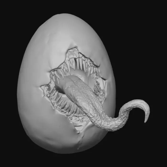 3D model for Eerie Emergence, #Halloween2025#