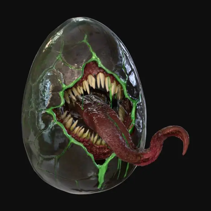 3D model for Eerie Emergence, #Halloween2025#