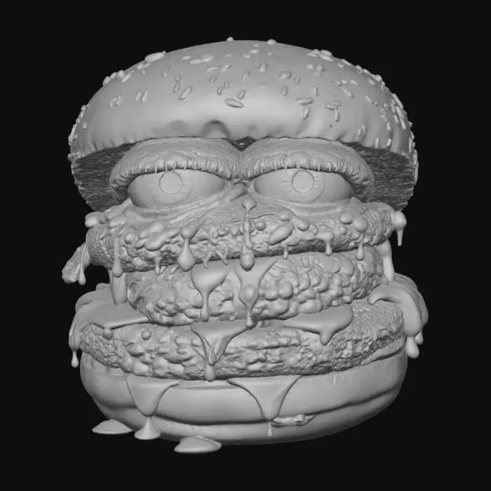 3D model for Monster Burger, #Halloween2025#
