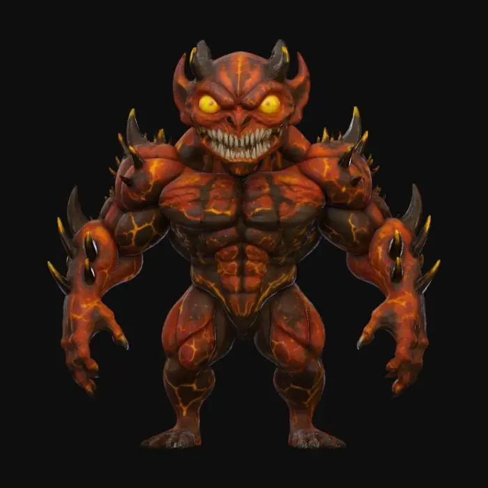 3D model for Infernal Guardian