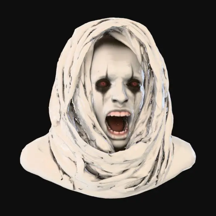 3D model for Veiled Apparition, #Halloween2025#