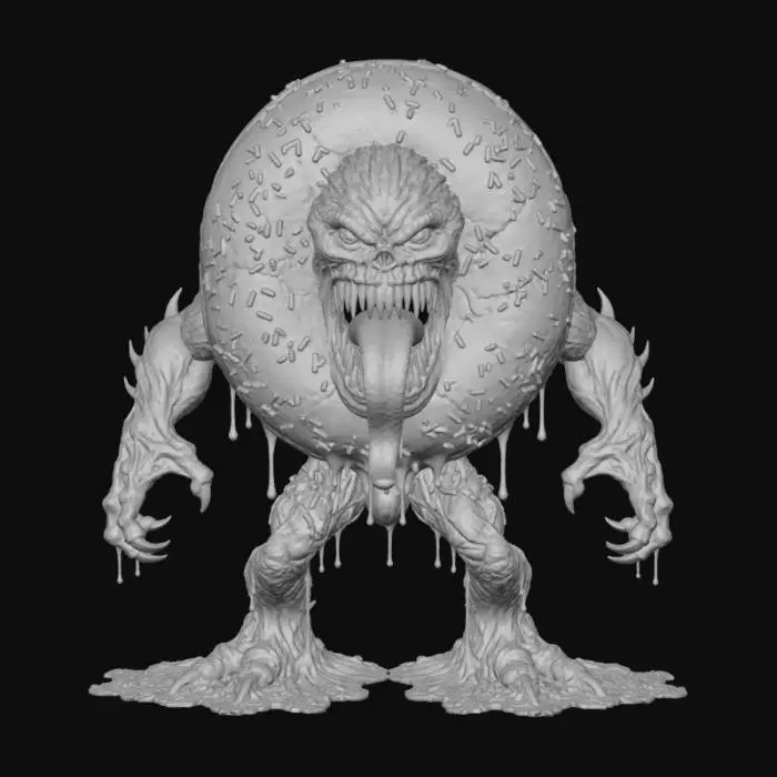 3D model for Donut Fiend, #Halloween2025#