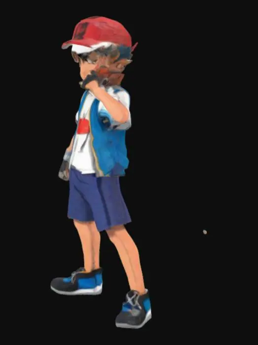 3D model for Ash Ketchum