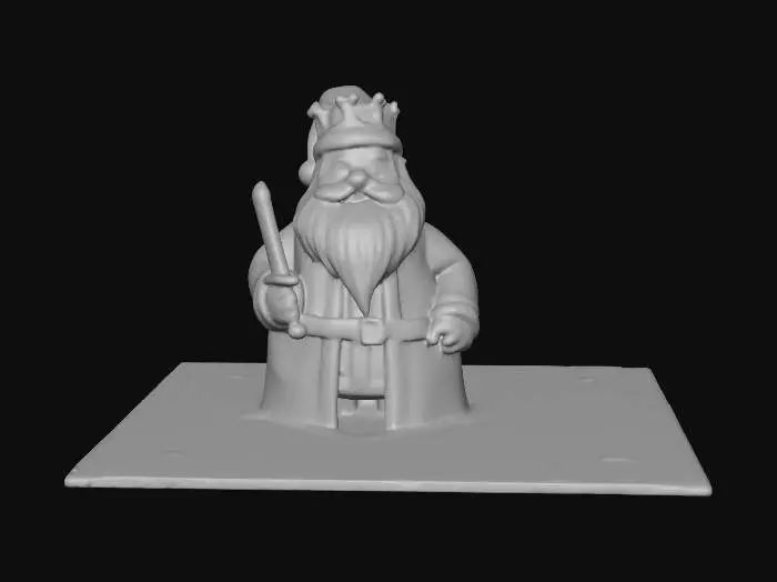 3D model for #Christmas2025#, The first toymaker to the king. Realistic. High quality realistic textures. Solid infill.