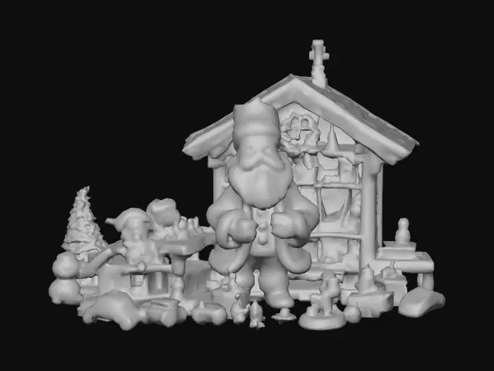 3D model for #Christmas2025#, The first toymaker to the king. Realistic. High quality realistic textures. Solid infill.