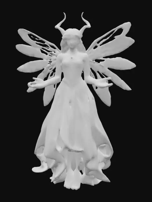 3D model for A highly realistic magical being inspired by Magic games. High details in face, hands, feet. Should have five fingers on each hand and five toes on each foot. There should be a magical element about them. Ultra high realistic textures. 