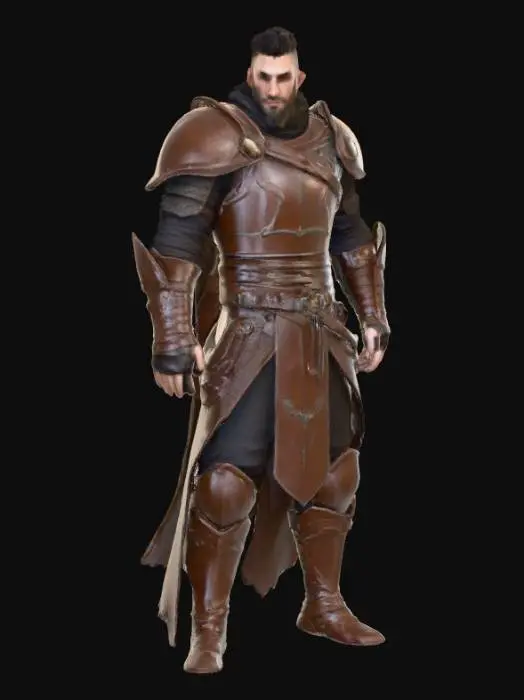 3D model for A realistic high fantasy character that could fit well into a D&D world. Should have highly detailed face, hands, feet. Each hand should only have five fingers. Should be clothed. Ultra high quality textures on clothing. 