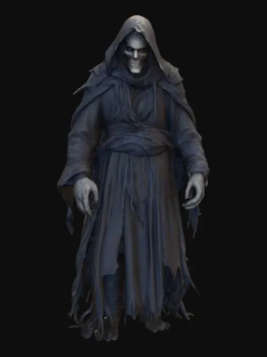 3D model for #PBR#, Interpret the term "hell freezes over" into a character. Should be highly realistic and highly detailed. Ultra realistic textures. Solid infill.