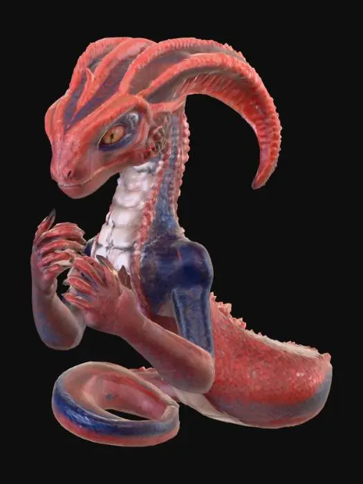3D model for Ultra realistic Lamia. Highly detailed face and hands. Body parts should have a type of clothing. Shiny ultra realistic scales. Ultra high quality textures. 