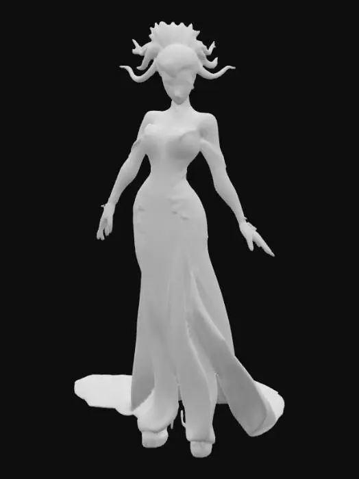 3D model for Ultra realistic Lamia. Highly detailed face and hands. Body parts should have a type of clothing. Shiny ultra realistic scales. Ultra high quality textures. 