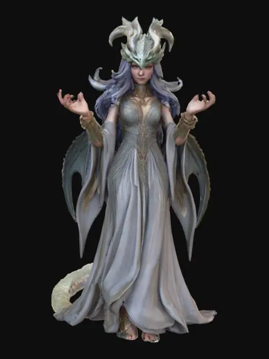 3D model for Ultra realistic Lamia. Highly detailed face and hands. Body parts should have a type of clothing. Shiny ultra realistic scales. Ultra high quality textures. 