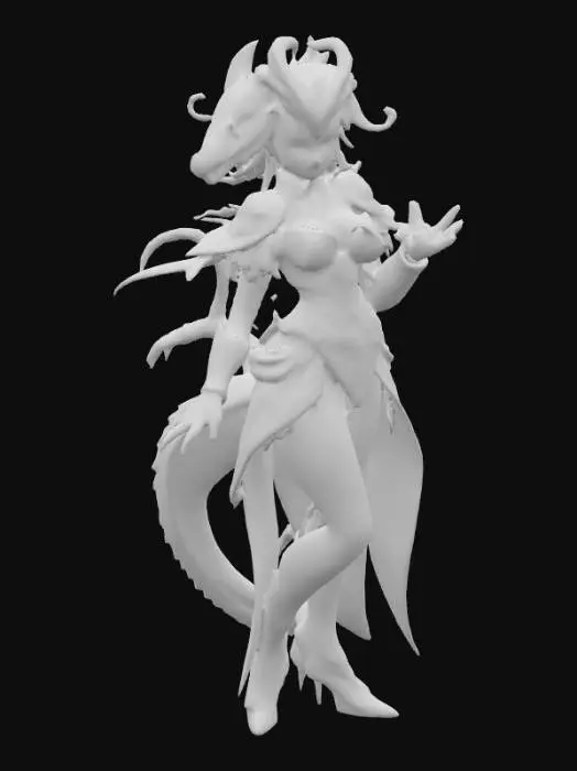 3D model for Ultra realistic Lamia. Highly detailed face and hands. Body parts should have a type of clothing. Shiny ultra realistic scales. Ultra high quality textures. 