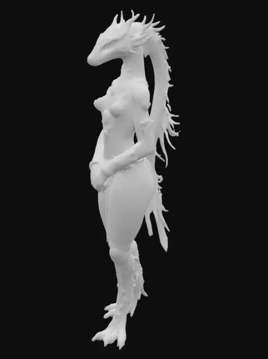 3D model for Ultra realistic Lamia. Highly detailed face and hands. Body parts should have a type of clothing. Shiny ultra realistic scales. Ultra high quality textures. 