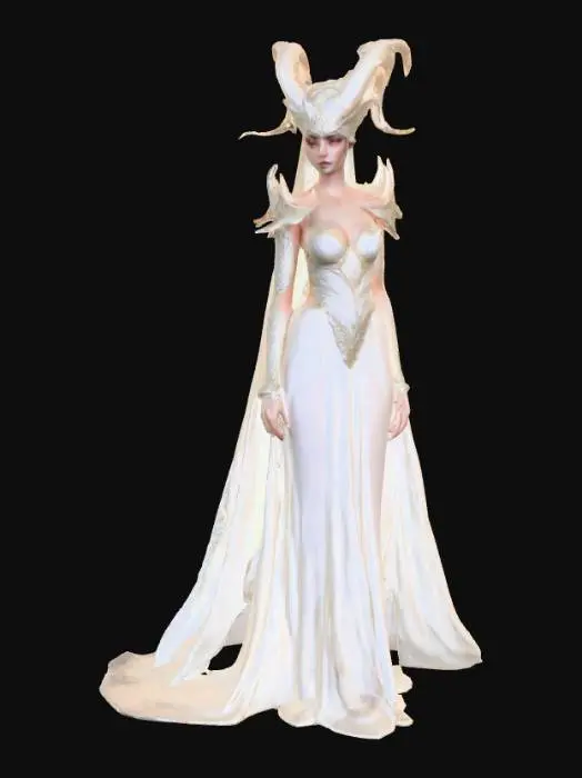 3D model for Ultra realistic Lamia. Highly detailed face and hands. Body parts should have a type of clothing. Shiny ultra realistic scales. Ultra high quality textures. 