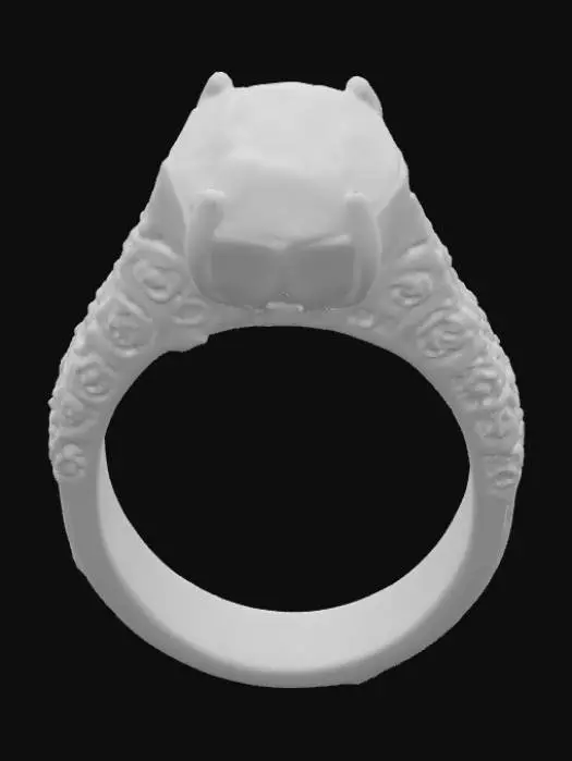 3D model for Highly realistic highly detailed vintage ring. 4k ultra realistic textures