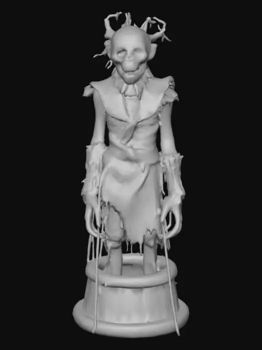 3D model for #Halloween2025#,  A grotesque carnival side show attraction. Ultra detailed. Realistic features. Ultra high quality Realistic textures.