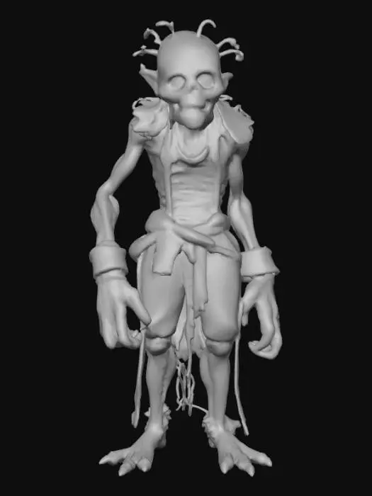 3D model for #Halloween2025#,  A grotesque carnival side show attraction. Ultra detailed. Realistic features. Ultra high quality Realistic textures.