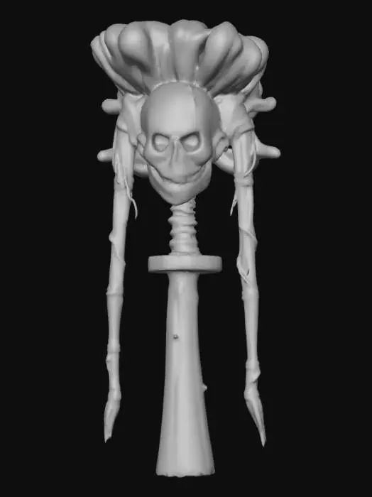 3D model for #Halloween2025#,  A grotesque carnival side show attraction. Ultra detailed. Realistic features. Ultra high quality Realistic textures.