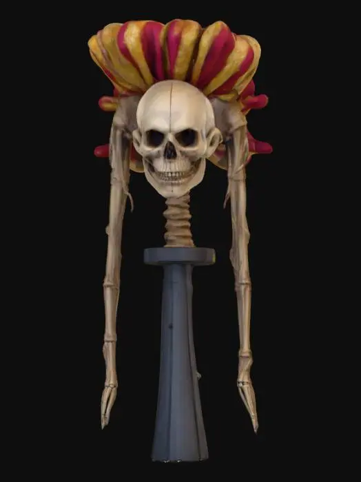 3D model for #Halloween2025#,  A grotesque carnival side show attraction. Ultra detailed. Realistic features. Ultra high quality Realistic textures.
