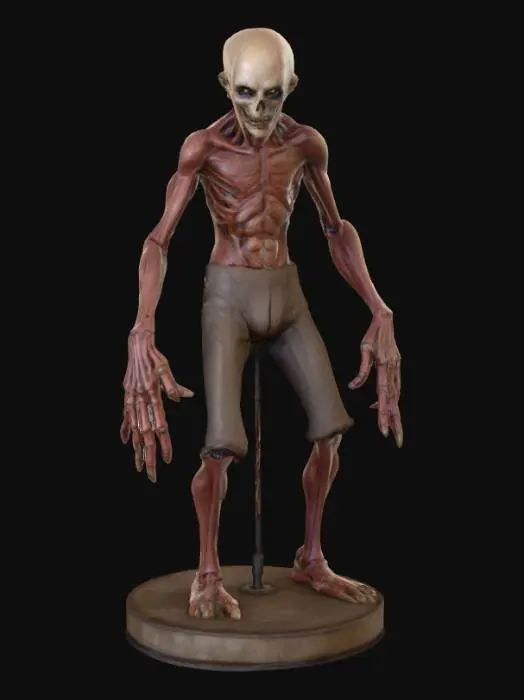 3D model for #Halloween2025#,  A grotesque carnival side show attraction. Ultra detailed. Realistic features. Ultra high quality Realistic textures.