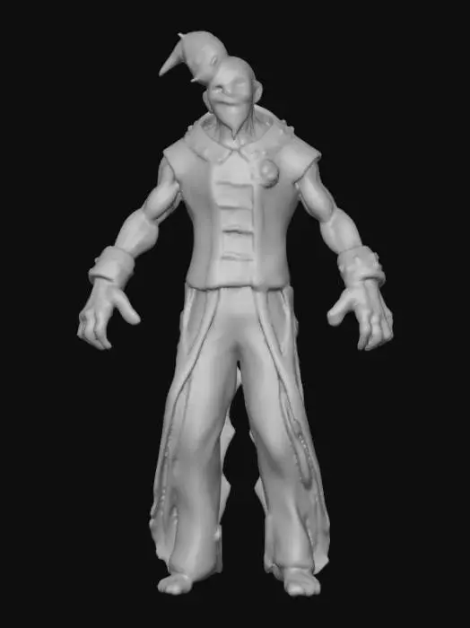 3D model for #Halloween2025#,  A grotesque carnival side show attraction. Ultra detailed. Realistic features. Ultra high quality Realistic textures.