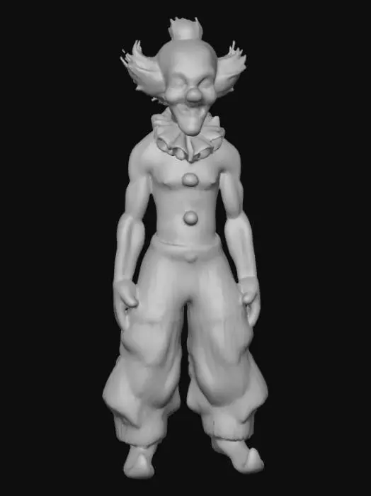 3D model for #Halloween2025#, A grotesque carnival side show attraction. Ultra detailed. Realistic features. Ultra high quality Realistic textures.