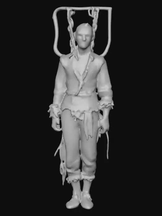 3D model for #Halloween2025#, Creepy carnival acrobat. Ultra detailed. Realistic features. Ultra high quality realistic textures.