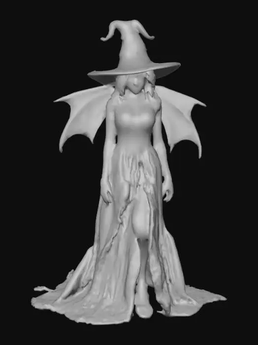 3D model for #Halloween2025#, An evil Halloween fae . Should be extremely detailed. Photo realistic. Ultra high quality realistic clothing textures.