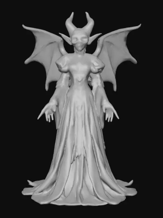 3D model for #Halloween2025#, An evil Halloween fae . Should be extremely detailed. Photo realistic. Ultra high quality realistic clothing textures.