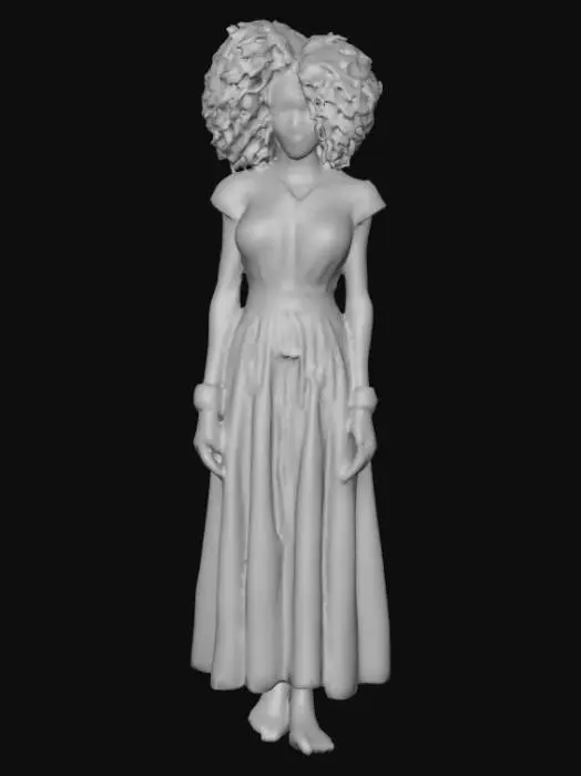 3D model for Ultra detailed highly realistic blues singer. Realistic hair, face, hands, feet, clothes. Realistic ultra high quality textures. Solid infill.