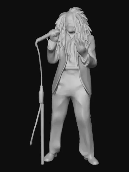 3D model for Ultra detailed highly realistic jazz singer. Realistic hair, face, hands, feet, clothes. Realistic ultra high quality textures. Solid infill.
