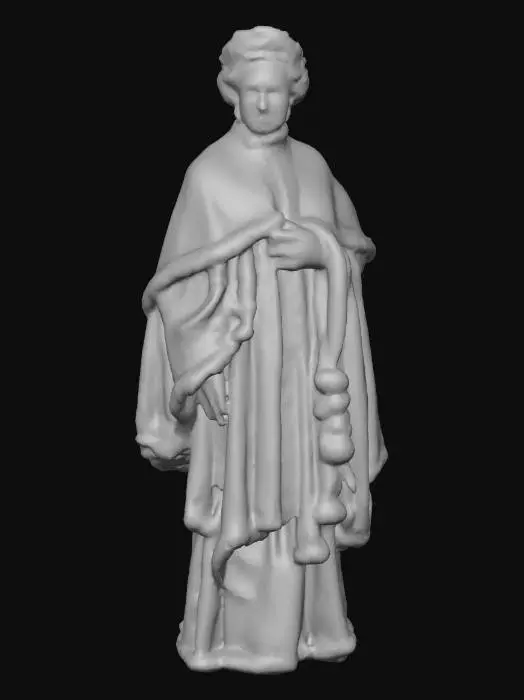 3D model for #Christmas2025#, Highly realistic beautiful Victorian era Mrs. Claus. Era appropriate. Should have a highly detailed face and elegant detailed hands. Ultra high quality detailed textures. Solid infill.