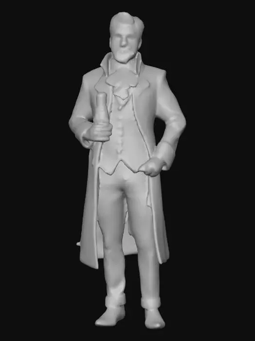 3D model for #Christmas2025#, The first toymaker to the king. Realistic. High quality realistic textures. Solid infill.